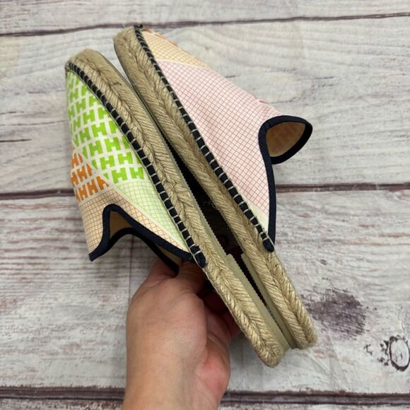 Respoke Halina Mule Espadrilles Size 40 US 9.5 - 10 Orange Pink Multi Hermes - Picture 4 of 7
